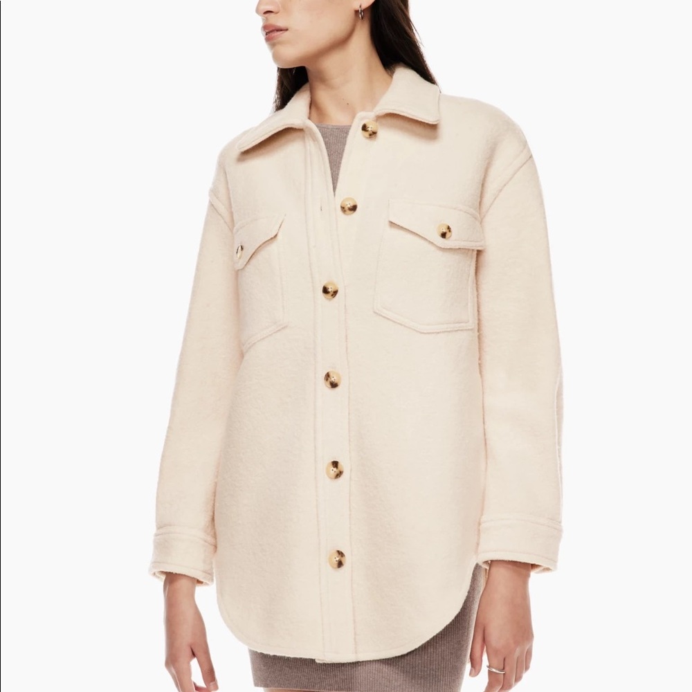 Aritzia- Wilfred Free - Marino Wool Shirt Jacket